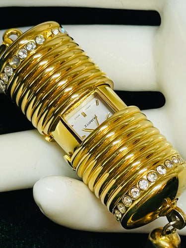Joan Rivers Gold Pull Watch Pendant